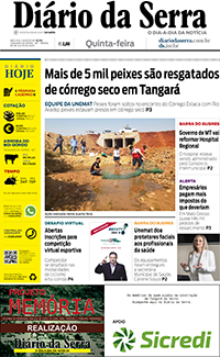 Edição impressa de 30/07/2020