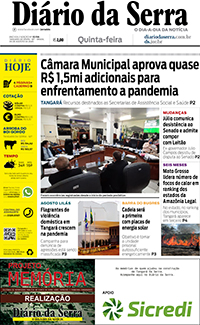 Edição impressa de 06/08/2020
