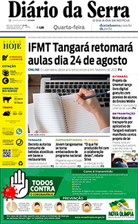 Edição impressa de 12/08/2020
