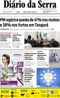 Edição impressa de 13/08/2020