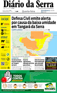 Edição impressa de 19/08/2020