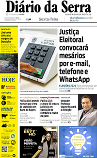 Edição impressa de 21/08/2020