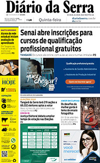 Edição impressa de 27/08/2020