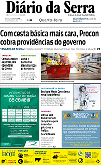 Edição impressa de 09/09/2020