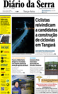 Edição impressa de 20/10/2020