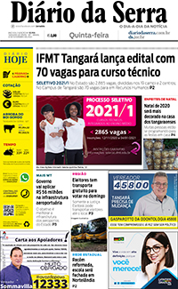 Edição impressa de 12/11/2020