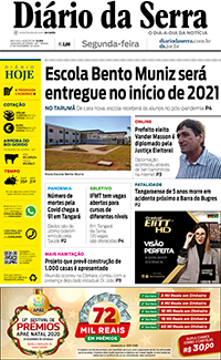 Edição impressa de 21/12/2020