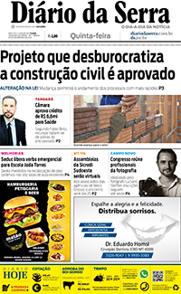 Edição impressa de 25/02/2021