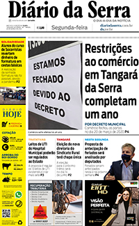 Edição impressa de 22/03/2021