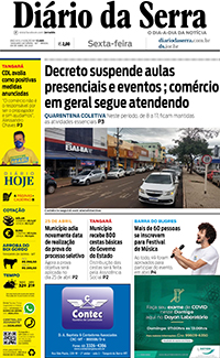 Edição impressa de 09/04/2021