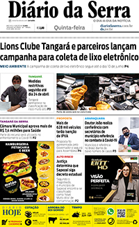 Edição impressa de 15/04/2021