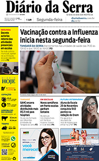 Edição impressa de 19/04/2021