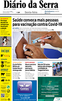 Edição impressa de 16/07/2021