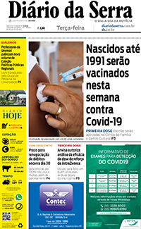 Edição impressa de 20/07/2021