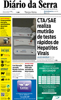 Edição impressa de 27/07/2021