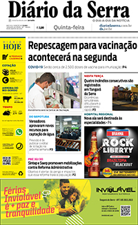 Edição impressa de 19/08/2021