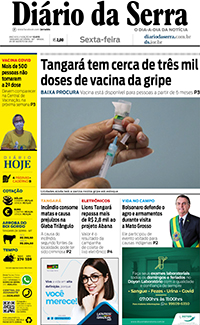 Edição impressa de 20/08/2021