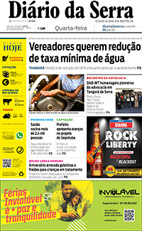 Edição impressa de 25/08/2021