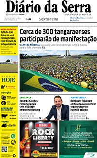 Edição impressa de 03/09/2021