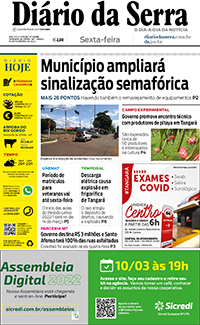 Edição impressa de 18/02/2022
