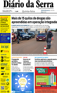 Edição impressa de 24/02/2022