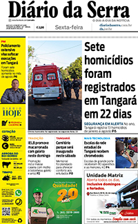 Edição impressa de 26/08/2022