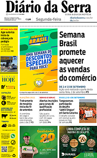Edição impressa de 29/08/2022