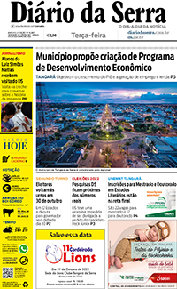 Edição impressa de 04/10/2022