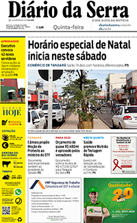 Edição impressa de 01/12/2022