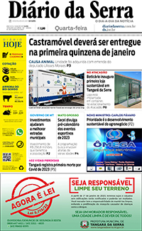 Edição impressa de 04/01/2023