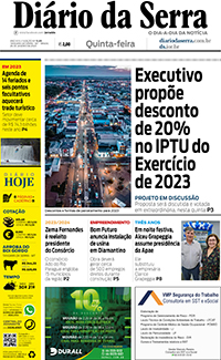 Edição impressa de 26/01/2023