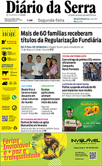 Edição impressa de 30/01/2023
