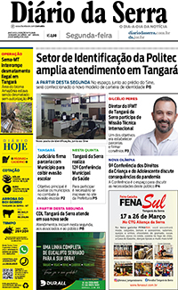 Edição impressa de 20/03/2023