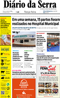 Edição impressa de 21/03/2023