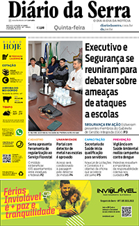 Edição impressa de 13/04/2023