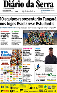 Edição impressa de 27/04/2023