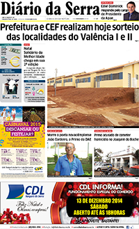 Edição impressa de 11/12/2014