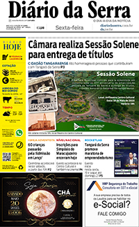 Edição impressa de 19/05/2023