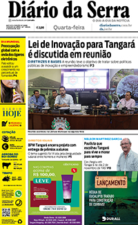 Edição impressa de 31/05/2023