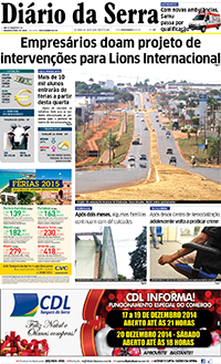 Edição impressa de 16/12/2014