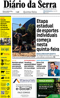Edição impressa de 13/07/2023