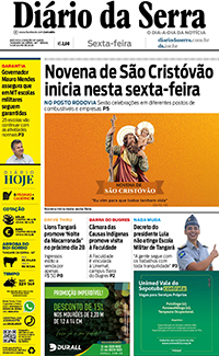 Edição impressa de 14/07/2023
