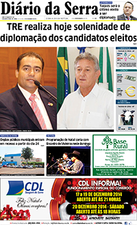 Edição impressa de 19/12/2014