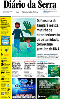 Edição impressa de 31/07/2023