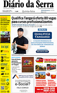Edição impressa de 14/09/2023