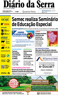 Edição impressa de 20/09/2023