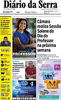 Edição impressa de 10/10/2023