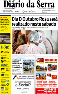 Edição impressa de 18/10/2023