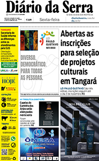 Edição impressa de 27/10/2023