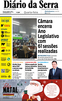 Edição impressa de 20/12/2023